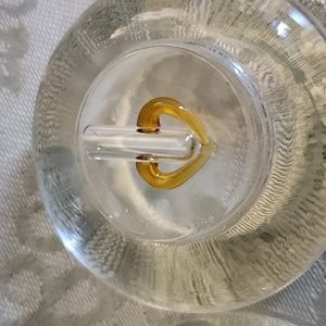 Heart waiting for glitter/rice pendant/dowsing pendulum